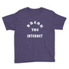 break the internet tie dye girls muscle top Youth Tee
