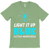 light it up blue autism awareness T-Shirt