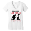 Pray for Las Vegas, Route 91 Harvest 2017 Women's V-Neck T-Shirt