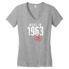 Made In 1963 All Original Parts Women's V-Neck T-Shirt