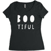 boo tiful halloween Women's Triblend Scoop T-shirt