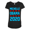 michelle obama 2020 Maternity Scoop Neck T-shirt