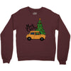 merry christmas car Crewneck Sweatshirt