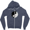gotham opposites Zipper Hoodie