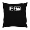 drums   problem solved   mens funny Throw Pillow
