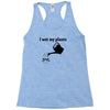 i wet my plants Racerback Tank