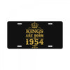 kings are born in 1954 License Plate
