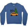 merry christmas car Crewneck Sweatshirt