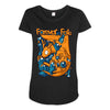 dragon son Maternity Scoop Neck T-shirt