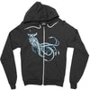 sea emperor transparent buffalo Zipper Hoodie