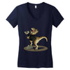 shakespearosaurus Women's V-Neck T-Shirt