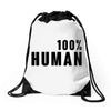 Human Drawstring Bags