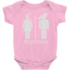 restroom for the recently deceased Baby Onesie