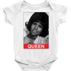 Aretha Franklin Queen Baby Bodysuit