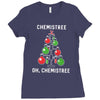 chemistree funny chemistry Ladies Fitted T-Shirt