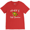 world's best grandma V-Neck Tee