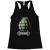 hand grenade military army Racerback Tank