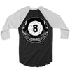 8ball skull 3/4 Sleeve Shirt