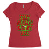 funny ferry mucking christmas, ideal gift or christmas present. Women's Triblend Scoop T-shirt