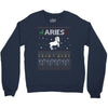 aries  christmas ugly sweater Crewneck Sweatshirt