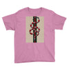 Gucci Pattern and Snake Youth Tee