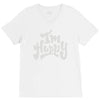 i'm happy V-Neck Tee