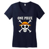 felpa one piece Women's V-Neck T-Shirt