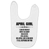 Super April Girl Baby Bibs