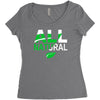 all natural Women's Triblend Scoop T-shirt