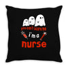 can't scare me Throw Pillow