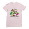 groot of the loom Ladies Fitted T-Shirt