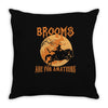 brooms are for amateurs 2 Throw Pillow