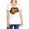 sexy lip biting Ladies Curvy T-Shirt