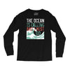 the ocean is calling Long Sleeve Shirts
