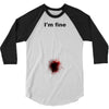 i'm fine gunshot 3/4 Sleeve Shirt