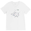 cute bunny V-Neck Tee