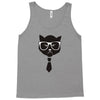 grumpy hipster cat Tank Top