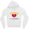teaching is a work of heart Zipper Hoodie