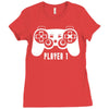player 1 Ladies Fitted T-Shirt