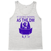 it goes down as the dm Tank Top