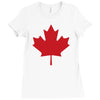 canada international baseball Ladies Fitted T-Shirt