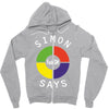 simon says funny Zipper Hoodie