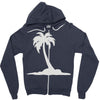 palm tree Zipper Hoodie