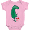 my name is apatosaurus Baby Onesie