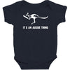 cricket it's an aussie thing Baby Bodysuit