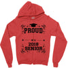 proud name 2018 senior Zipper Hoodie