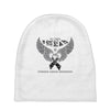 my hero is now my angel stomach cancer awreness Baby Beanies