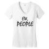 ew people Women's V-Neck T-Shirt