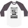 Never Underestimate A Dad With An Engineering Degree 3/4 Sleeve Shirt