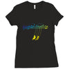 music swing Ladies Fitted T-Shirt